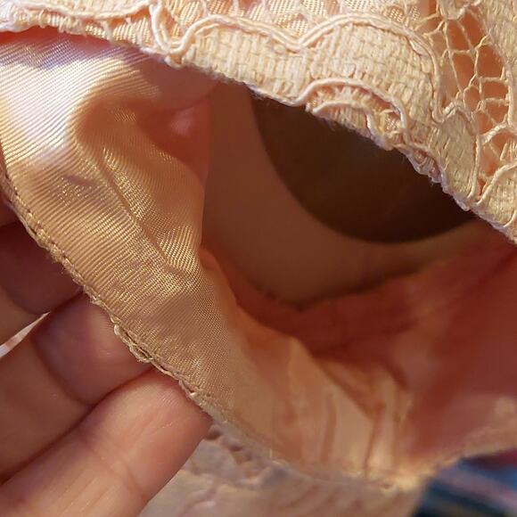 VTG Prom or Wedding dress illusion Bombshell Wiggle Union made VLV 50s 60s - Picture 12 of 12